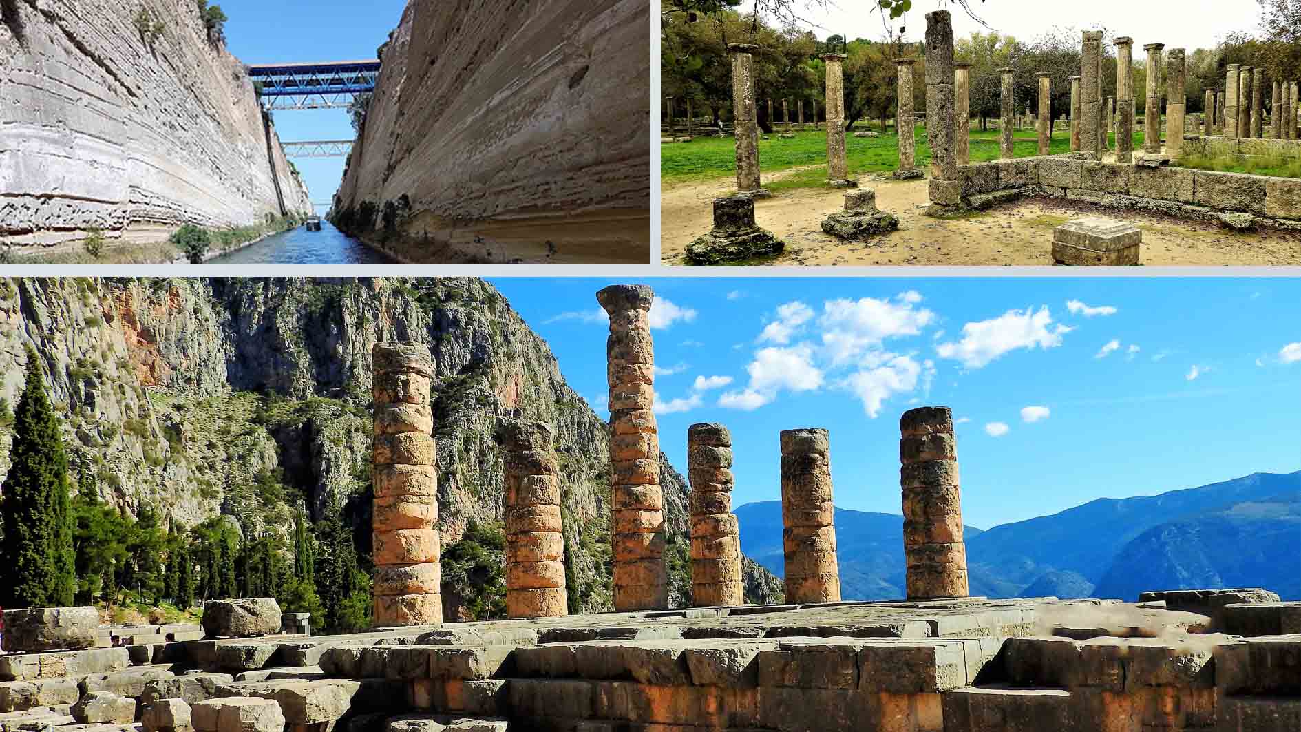 Corinth-Olympia-Delphi