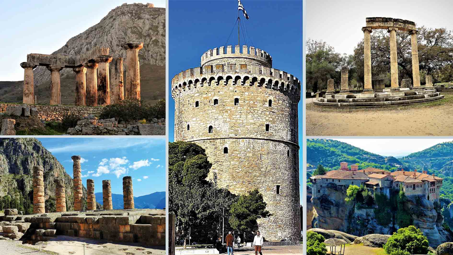 Corinth-Olympia-Delphi-Meteora-Thessaloniki-Dion