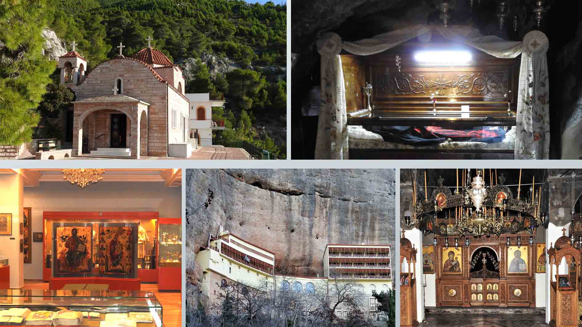 Hosios-Patapios-Mega-Spilaio-monasteries