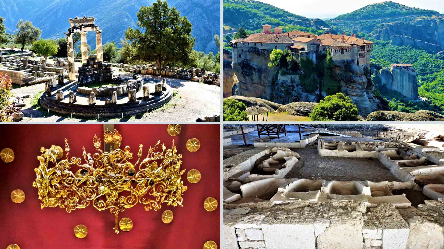 Delphi-Meteora-Vergina-Pella