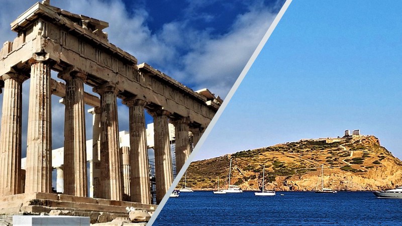 Athens and Cape Sounio 